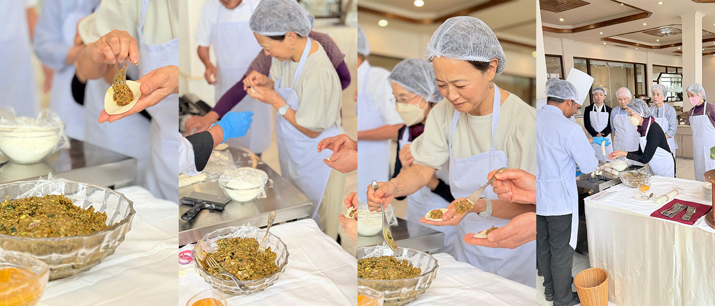 Momo cooking class activity at Hotel Annapurna View Sarangkot Pokhara